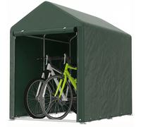 Outsunny Carpa de Jardín para Herramientas Bicicletas Motos 1,2x1,8x1,65 m Verde green