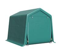 Outsunny Carpa de Jardín Exterior 2,4x2x2 m con 2 Puertas con Cremallera Verde green