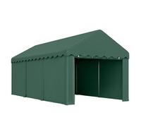 Outsunny Carpa Garaje 6x3 m con paredes laterales desmontables Verde