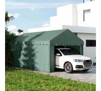 Outsunny Carpa Garaje 6x3 m con paredes laterales desmontables Verde