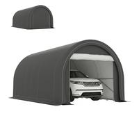 Outsunny Carpa Garaje 3x5 m Impermeable con Puerta Enrollable y UPF30+ Gris Gris