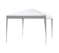 Outsunny Carpa plegable 6x3 m Altura ajustable en 3 niveles Verde BLANCO
