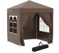 Outsunny Carpa Plegable Marrón