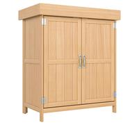 Cobertizo de madera Outsunny para jardín color Marrón