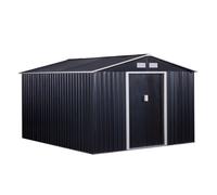 Outsunny Caseta de jardín 8,3 m² con 2 puertas correderas (suelo no incluido)