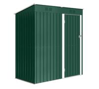 Caseta De Jardín De Acero Galvanizado 163x90x179 Cm-outsunny. Verde