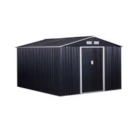 Outsunny Caseta de jardín 8,3 m² con 2 puertas correderas (suelo no incluido)