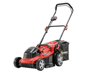 Outsunny Cortacésped eléctrico 800 W con 40 cm de ancho de corte 45L recogedor indicador de batería protección contra sobrecarga 7 alturas de corte Aosom España