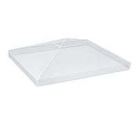 Outsunny Cubierta Protectora para Gazebo 3x3 m Cubierta Impermeable para Pérgola Toldo Carpa Funda Protectora Protección contra la Intemperie Transparente Transparent 300x300x80cm