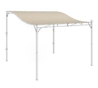 Outsunny Ersatzdach für Pergola 298 x 293 cm Sonnensegel für Terrassenüberdachung, Ersatz-Dachplane für 3 x 3 m Pavillon