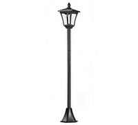 Outsunny Farola Solar Exterior con Panel Solar IP44 18x18x160 cm Negro