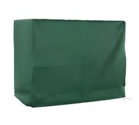 Outsunny Funda Balancín Jardín Cubierta de Columpio con Cordones Ajustables Impermeable Anti-UV 240x133x185 cm Verde