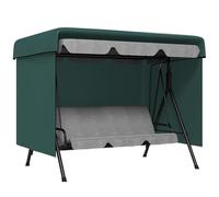 Outsunny Funda Balancín Jardín Funda Columpio Jardín Exterior Cubierta de Columpio con Cremallera Impermeable 215x155x150 cm Verde