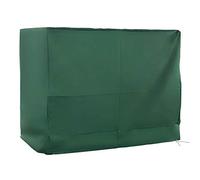 Outsunny Funda Balancín Jardín Funda Columpio Jardín Exterior Cubierta de Columpio de Tela Oxford 300x600D con Cordones Ajustables Impermeable Anti-UV 240x133x185 cm Verde