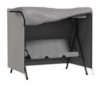 Outsunny Funda Balancín Jardín Funda Columpio Jardín Exterior Cubierta de Columpio de Tela Oxford 600D con 2 Cremalleras Impermeable 177x114x152 cm Gris Gray 177 x 114 x 152 cm