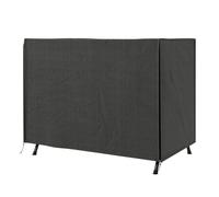 Outsunny Funda Balancín Jardín con 2 Cremalleras 205x124x164 cm Gris oscuro