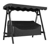 Outsunny Funda para columpio de jardín de 3 plazas, funda impermeable, resistente al viento y a los rayos UV, tejido Oxford 420D Aosom España