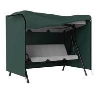 Outsunny Funda para Columpios de Exterior Impermeable con Cremallera Cubierta Muebles para Exterior de Tela Oxford 600D Ideal Columpios 205x124x164 cm Verde Oscuro