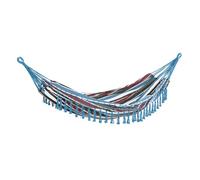 Outsunny Hamaca Doble Portátil de Algodón 285x150 cm 120 kg Multicolor