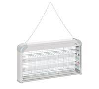 Outsunny Lámpara antimosquitos eléctrica 30W – Efecto 60 m², 48,5x8,5x26,5 cm Gris claro