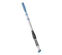 Outsunny limpiafondos eléctrico para piscinas de aluminio aspirador de piscina manual con poste telescópico de 3 secciones para estanques ø6x162 cm multicolor