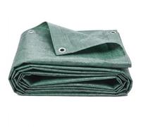 Outsunny Lona Impermeable Exterior 4x6 m UV con Ojales Reforzados Verde | Toldo PE Resistente a Rasgaduras 90 g/m², para Leña, Muebles de Jardín, Invernaderos, Vehículos