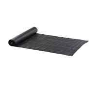 Outsunny Malla Antimaleza 2x50 m 130 g/m² para Control de Malezas Malas Negro Black 20x5000 cm