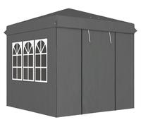 Outsunny: Pabellón de 2,5x2,5 metros, resistente al agua, estable, apto para invierno, tipo pop-up, plegable