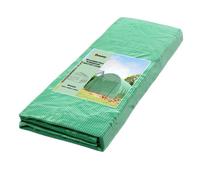 Outsunny plásticos para invernaderos 6x3x2 m cubierta de repuesto para invernadero de polietileno con 12 ventanas y puerta enrollable protección de plantas para jardín verde 3000 cm