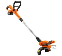 Outsunny Recortadora a batería 21V Freischneider con 2x4,0Ah baterías Cargador 25 cm ancho de corte Mango telescópico ajustable Aosom España