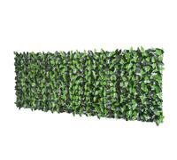 Outsunny Seto Artificial en Rollo 3x1 m Pantalla de Cerca de Privacidad para Balcón Valla Jardín Exterior Planta Decorativa de Pared PE Verde