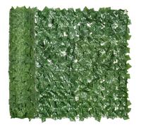 Outsunny Seto Artificial en Rollo 3x1 m Pantalla de Cerca para Balcón Valla Jardín Exterior Planta Decorativa de Pared PE Verde Aosom España