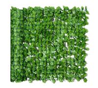 Outsunny seto artificial en rollo 3x1m para valla balcón barandilla valla de privacidad planta decorativa pe 100 cm