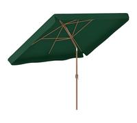Outsunny Sombrilla de Terraza Exterior 300x200 cm Ángulo Ajustable Verde