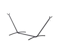 Outsunny Soporte Ajustable negro de hamacas para jardín