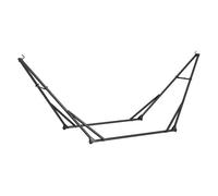 Outsunny Soporte para hamaca 268x89x100 cm negro Negro