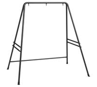 Outsunny Soporte para Silla Colgante Sostén para Columpio con Marco de Acero Carga 150 kg para Patio Terraza Negro Aosom España