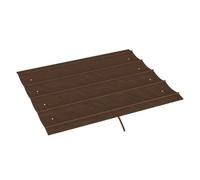 Outsunny Techo de Pérgola Retráctil para Marco de Pérgola Caqui oscuro