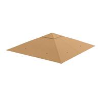 Outsunny Techo de repuesto para cenador 3x3 m – 8 orificios, ventilación, protección UV, beige