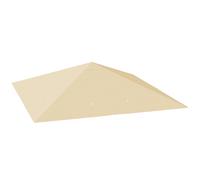Outsunny Techo de repuesto para pabellón 3 x 3 m impermeable Tejado de pabellón UPF30+ Funda de repuesto Tela Oxford, 370 g/m², Beige Aosom España