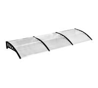 Outsunny Tejadillo de Protección contra Sol y Lluvia para Puertas Ventanas