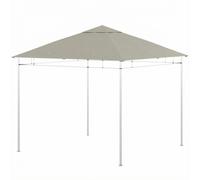 Outsunny Tela de repuesto para pabellón pérgola carpa cubierta de reemplazo gazebo jardín poliéster 180 g/m² 3 x 3 m gris Aosom España