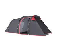 Outsunny Tienda de Campaña Familiar Tipo Túnel 426x206x154 cm | 2-3 Personas, Plegable, Impermeable 2000+ mm, a Prueba de UV 20+, Ligero, con Vestíbulo, 4 Estaciones, Camping Senderismo