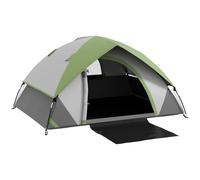 Outsunny Tienda de Campaña para 2 Personas 210x150x110 cm Verde verde