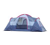 Outsunny Tienda de camping grande gris con bolsa de Transporte