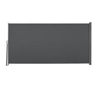 Outsunny Toldo Lateral Retráctil 300x160 cm Pantalla Enrollable Mampara de Privacidad y Protección Solar para Balcón Terraza Gris Aosom España