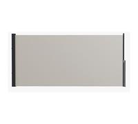 Outsunny Toldo lateral retráctil pantalla enrollable 300x140 cm gris claro