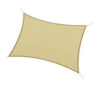 Outsunny - Toldo vela Rectangular (varios tamaños y colores), tamaño 3x4m, color arena