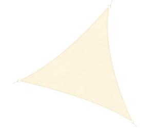 Outsunny - Toldo Vela triangulo (Varios tamaños y Colores), tamaño 3x3x3m, Color Crema