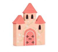Ovanda 20 servilletas con diseño de castillo, color rosa, 33 x 33 cm, decoración de cumpleaños de princesa, servilletas rosas para cumpleaños infantiles, baby shower, fiestas de cuentos de hadas